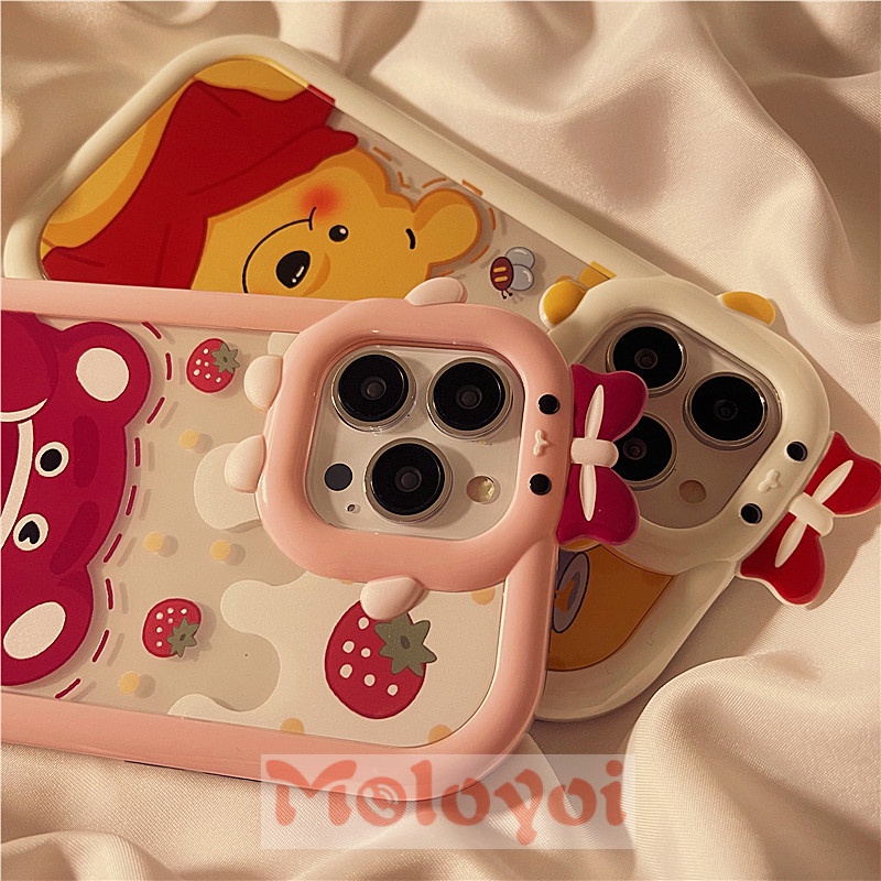 Soft Case TPU Motif Desney Winnie the Pooh Untuk IPhone 11 13 12 14 Pro MAX 6 6S Plus XR X 7 8 14 Plus XS MAX SE 2020