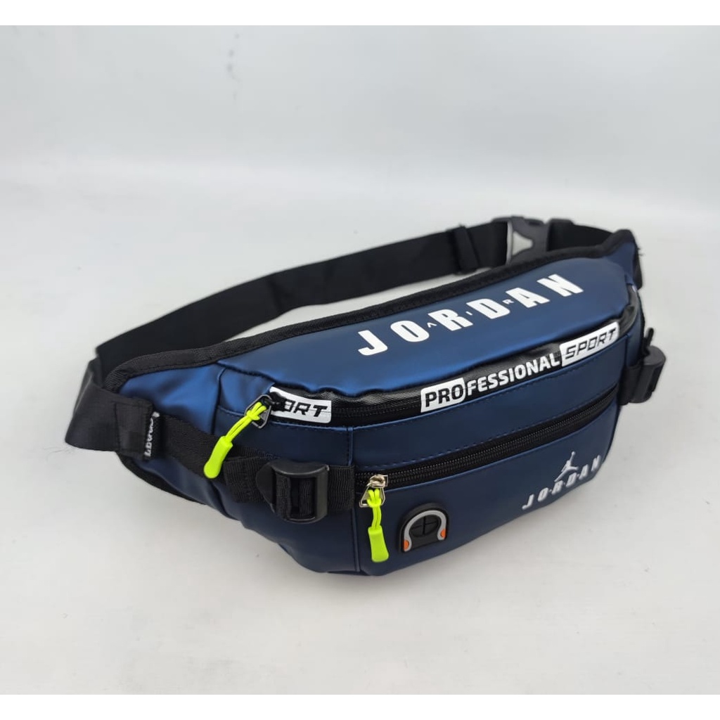 Waistbag Waterproof Tas Pinggang Terbaru Bahan Kulit PU Leather &amp; Ballon Tas Selempang Pria