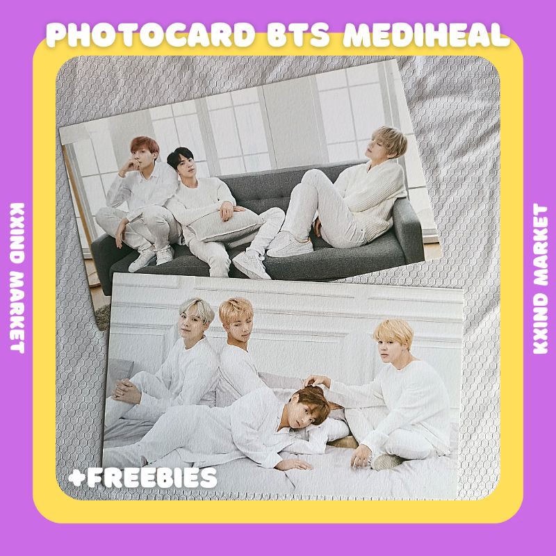 BTS Postcard Mediheal Official / PC BTS / photocard BTS / album BTS / BTS mediheal / PC jungkook