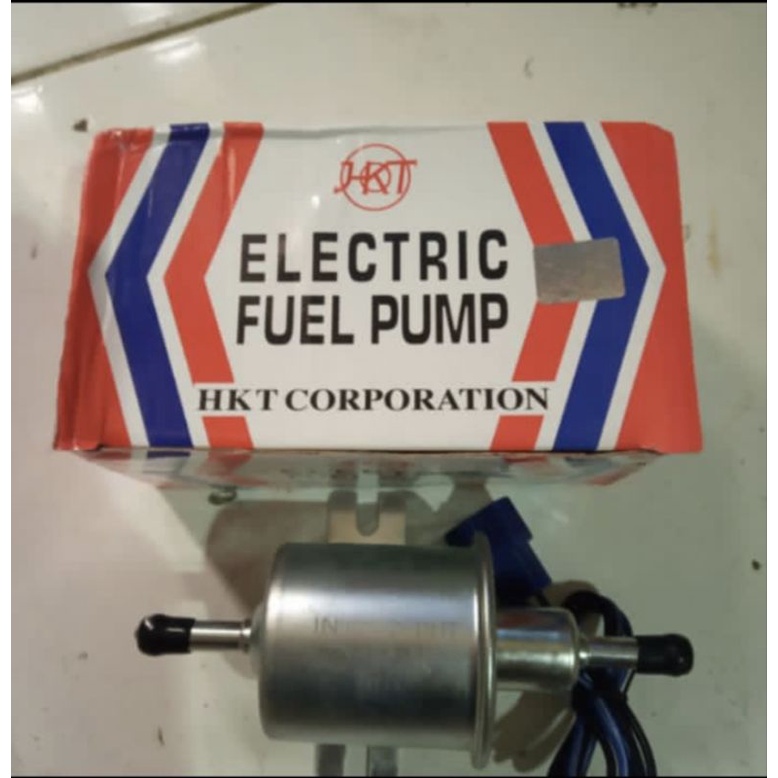 FUEL PUMP ELEKTRIK POMPA BENSIN ELECTRIC HKT 12V UNIVERSAL