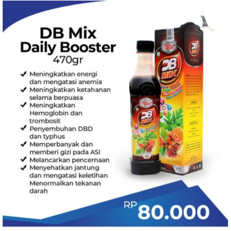 

madu kurma db mix booster demam panas trombosit