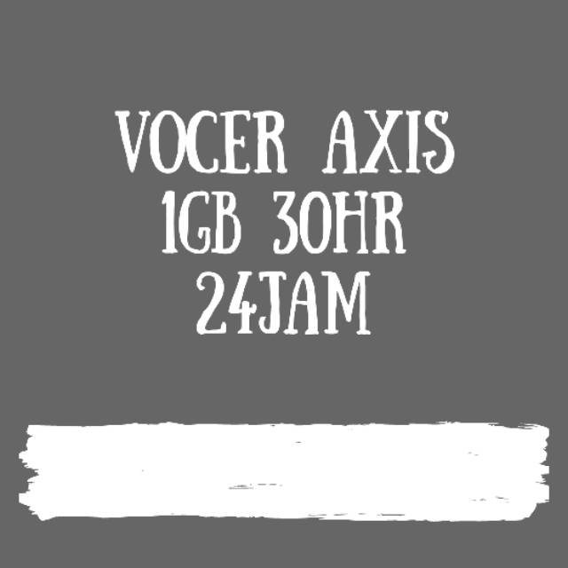 Kuota Axis Vocer Data 1GB