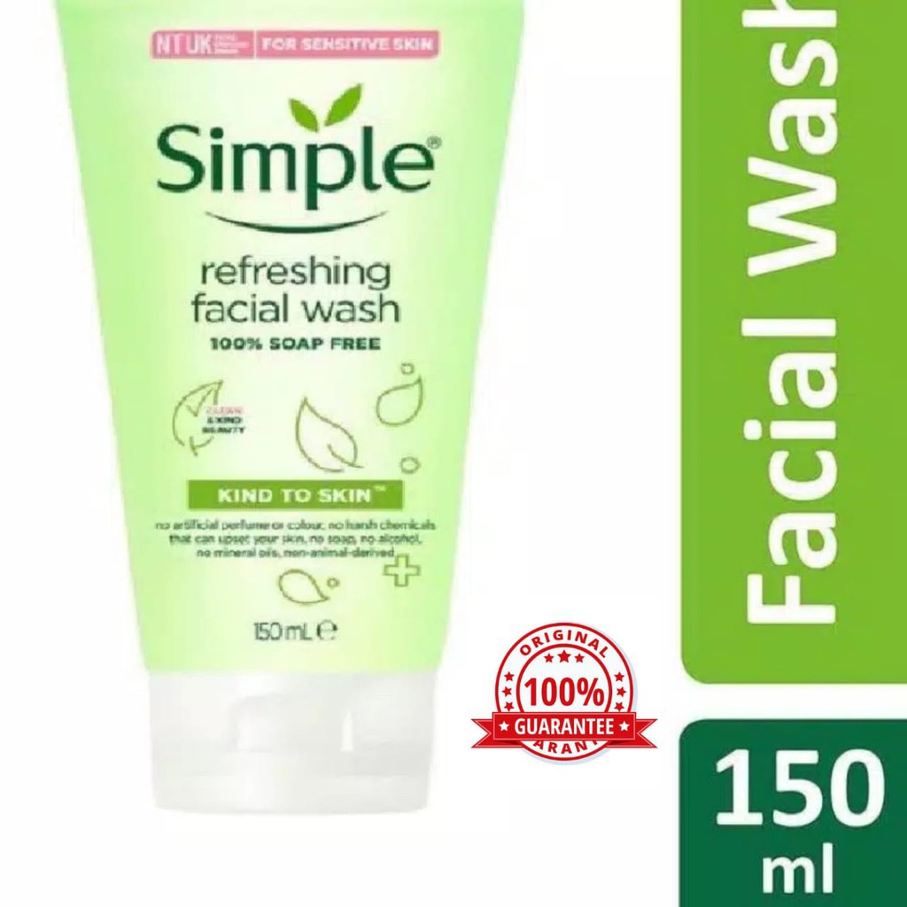 Simple Refreshing Facial Wash 150ml Shopee Indonesia