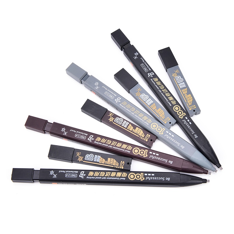 Set Pensil Mekanik 2b Warna Hitam Untuk Kantor