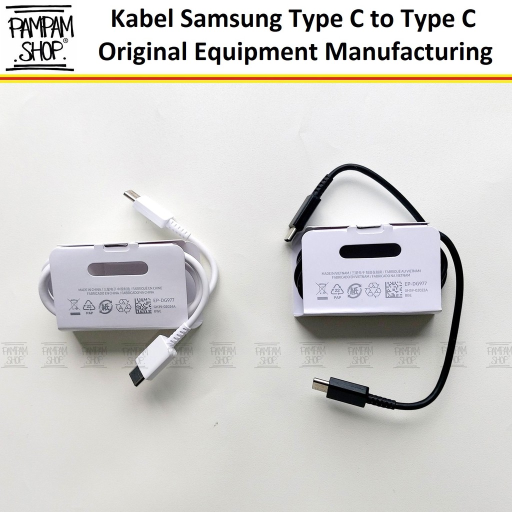 Kabel Data Charger Samsung TYPE C TO TYPE C Super Fast Charging 60W A80 S10 Plus S20 Note 10 20 Ori