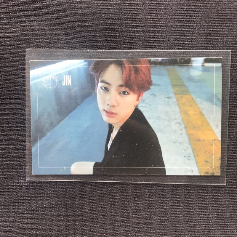 Photocard Kim Seokjin BTS Dnw Dark n Wild