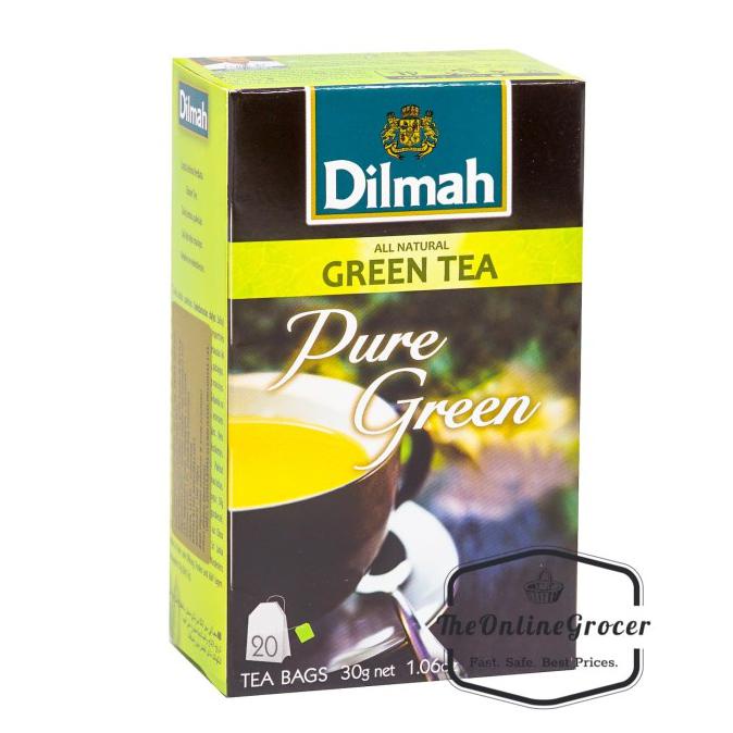 

[[BISA COD]] Dilmah Pure Green Tea 20s - Teh Celup No Envelope TERPERCAYA Kode 906