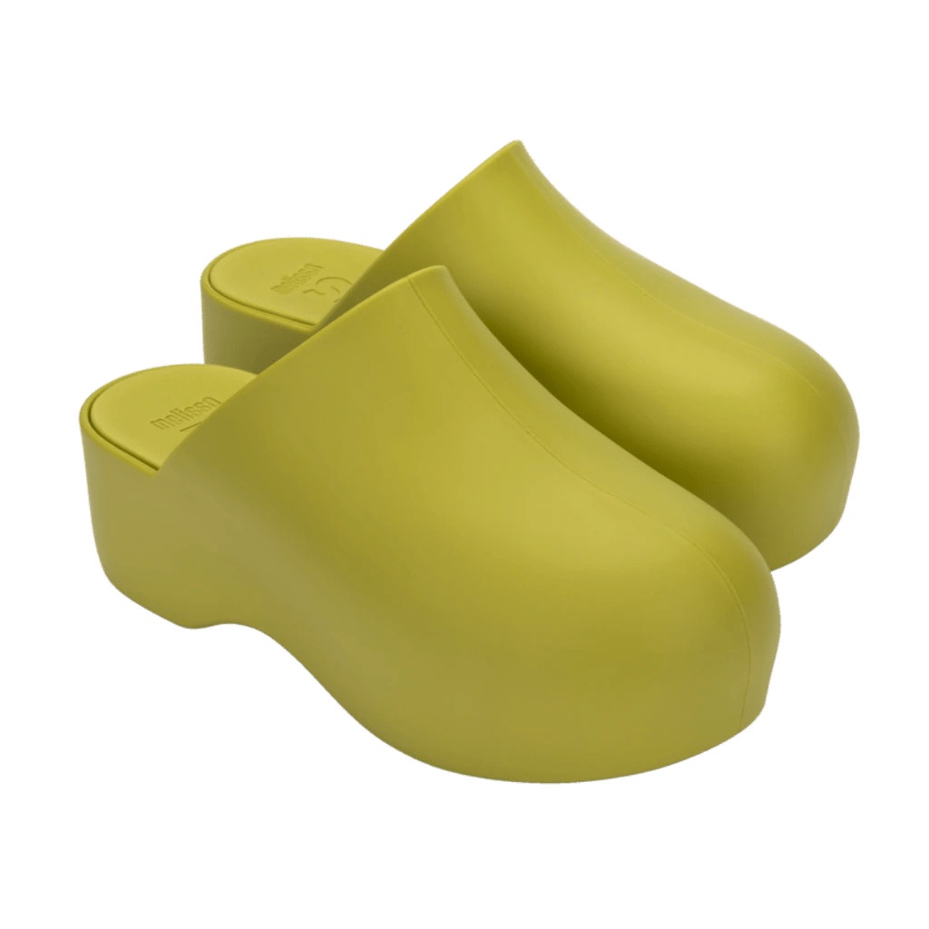 Melissa Bubble Clog Simon Miller Ad Green Matt