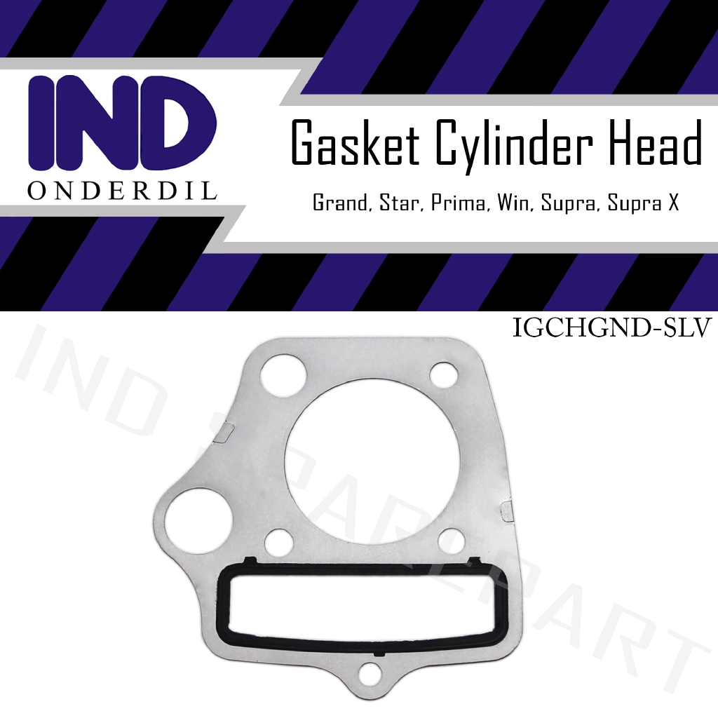 Gasket Paking-Packing Silinder-Cylinder Block Head Atas CHTP Silver  Grand/Star/Prima/Win/Supra-X