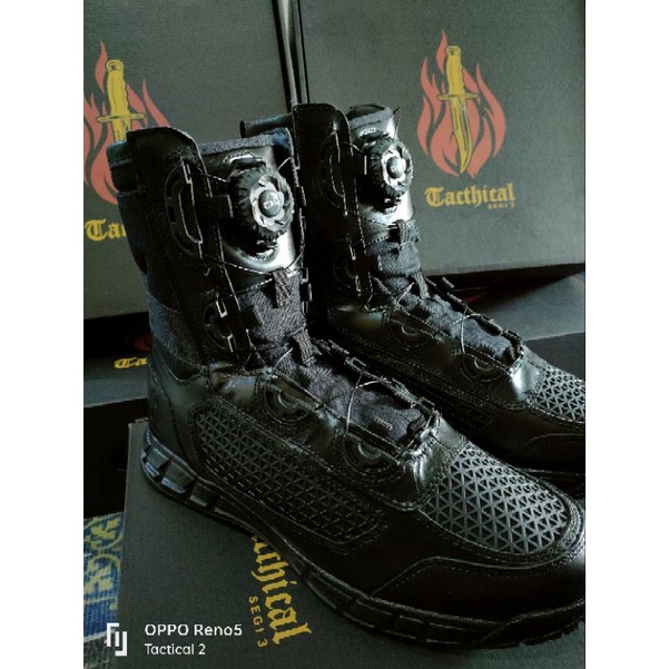 SEPATU PDL TNI POLRI TALI PUTAR TACTICAL LIBRA