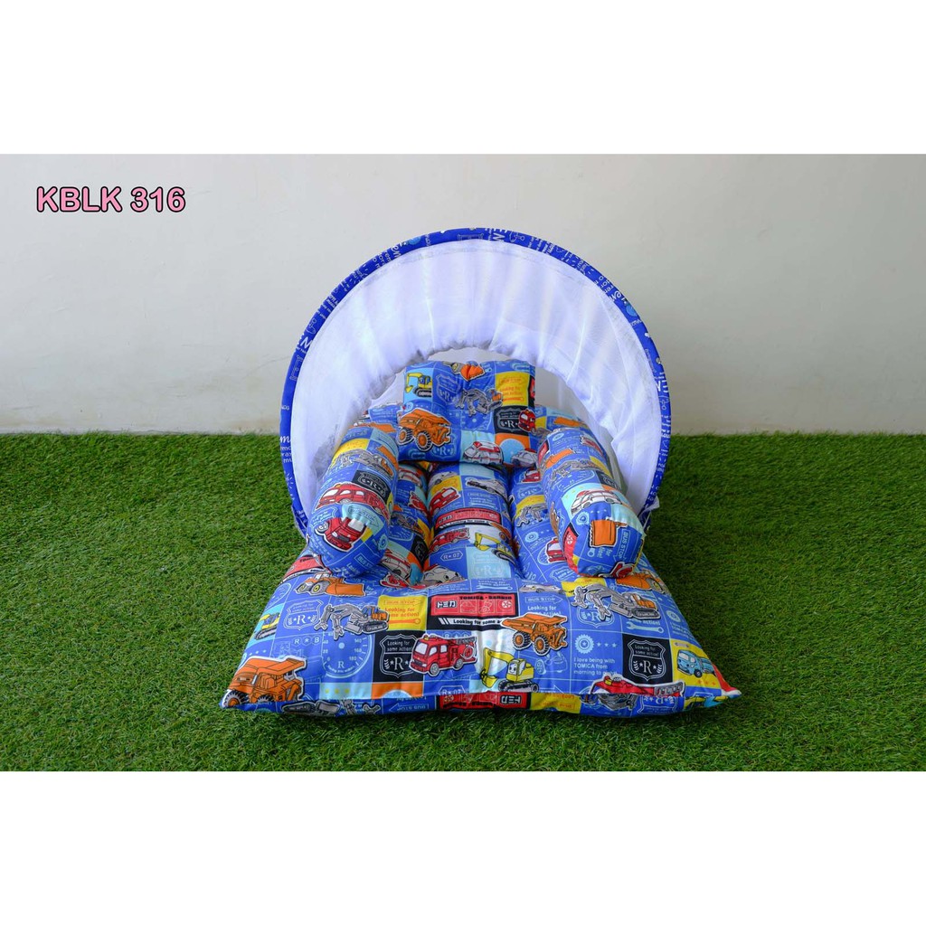 Paket Kasur Bayi KBLK316 Set Tempat Tidur Bayi Kasur Bayi Lipat Bayi Baru Lahir