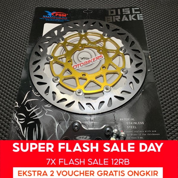 Piringan cakram depan PSM Yamaha VIXION old dan new floating 320mm DISC BRAKE bisa byson velg axio t