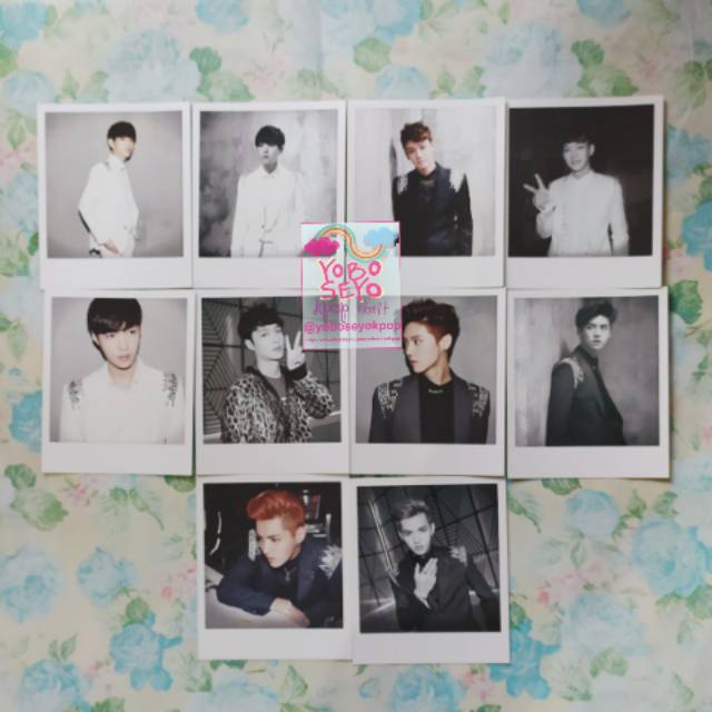 EXO - Overdose Polaroid Baekhyun Chanyeol Sehun DO Kai Suho Chen Xiumin Lay Luhan Tao Kris SM COEX