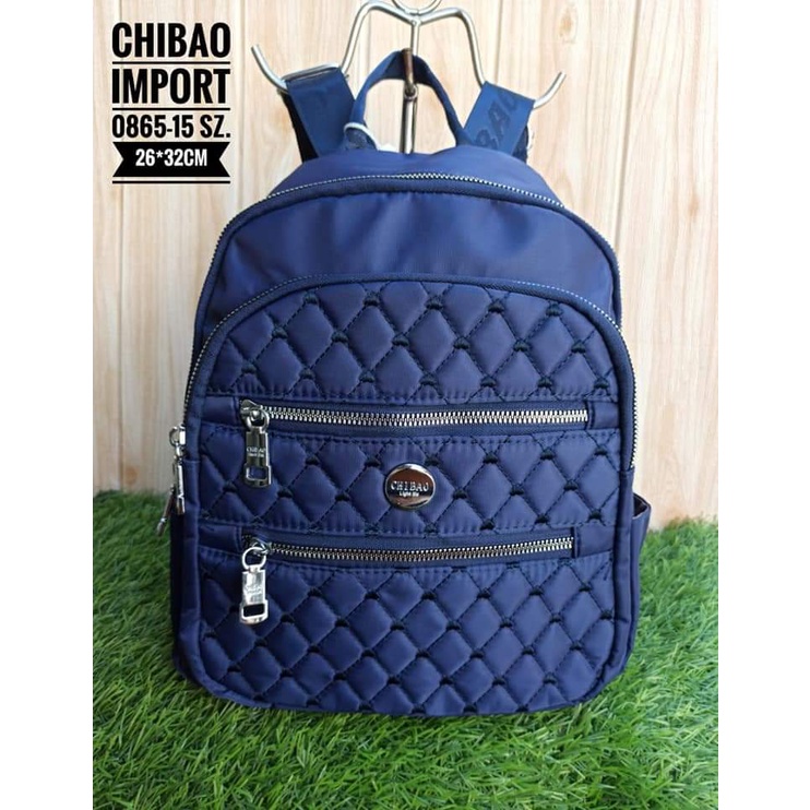 Tas Ransel Chibao 0865-15 Bahan Parasut. Tas Wanita Tas Chibao ORI Tas Ransel Chibao Import BEST SELLER BISA BAYAR DITEMPAT.!!!!