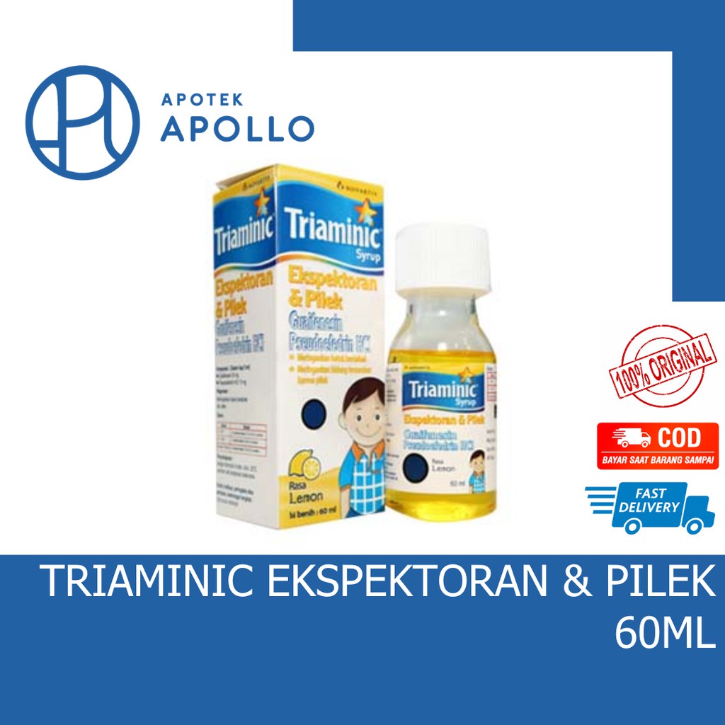 TRIAMINIC EKSPEKTORAN &amp; PILEK 60ML