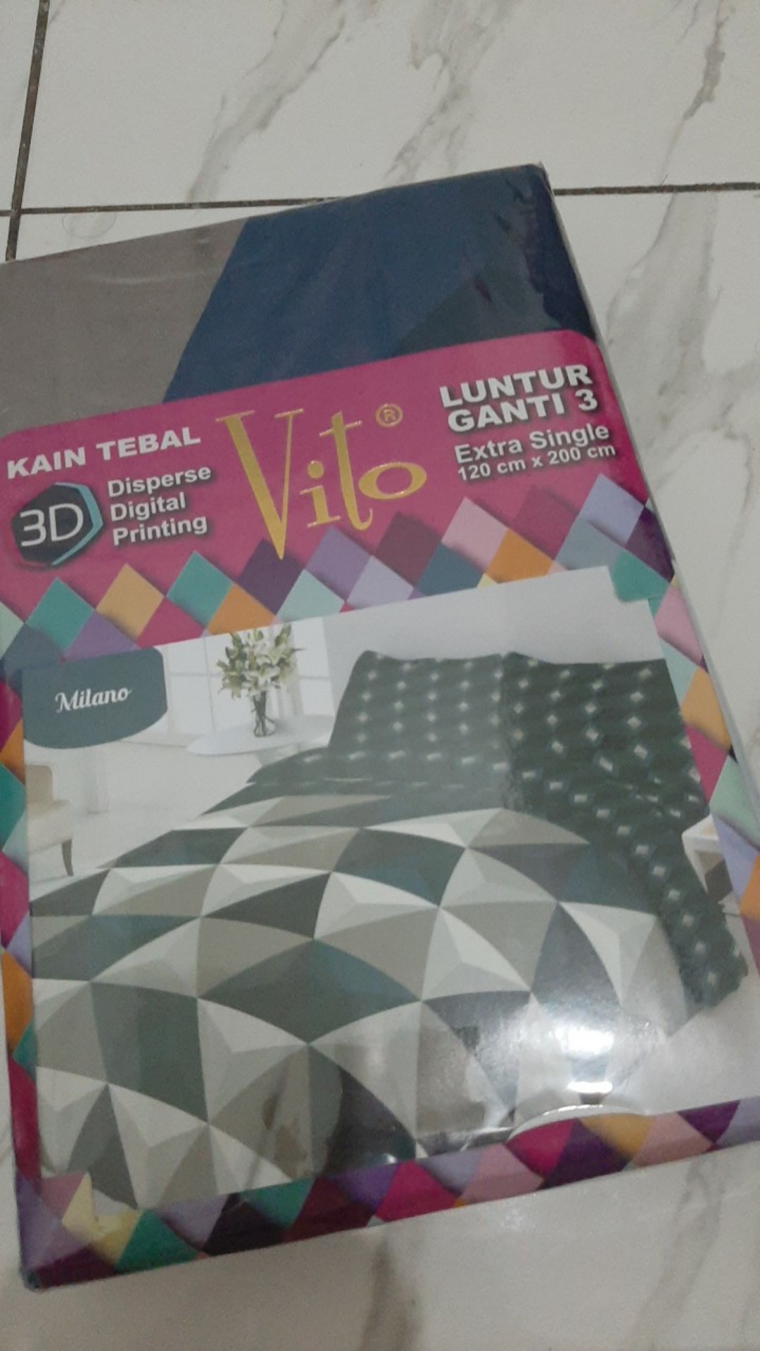Id. Sprei 3d Single New Vito Motif  Milano