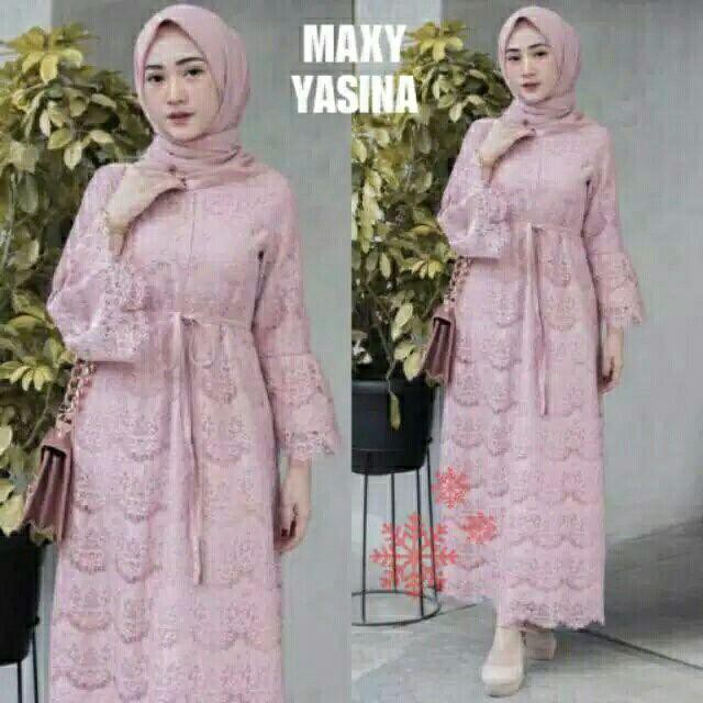 Modis | Gamis Yasina Busui | Maxi Dress Syari Muslim Muslimah | Promo
