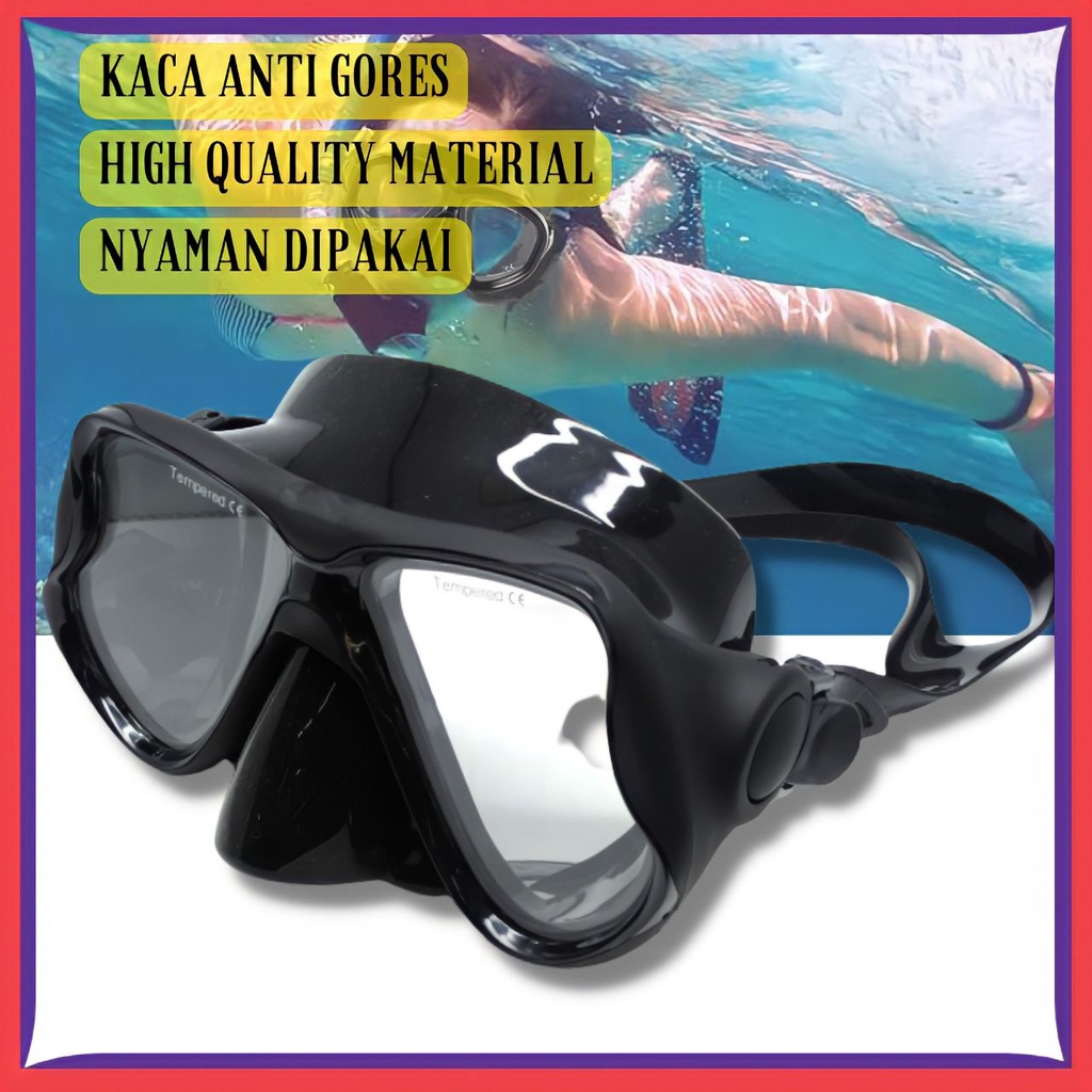 Kacamata Berenang Renang Selam Dewasa ORIGINAL Bisa Untuk Snorkling dan Diving Di Laut