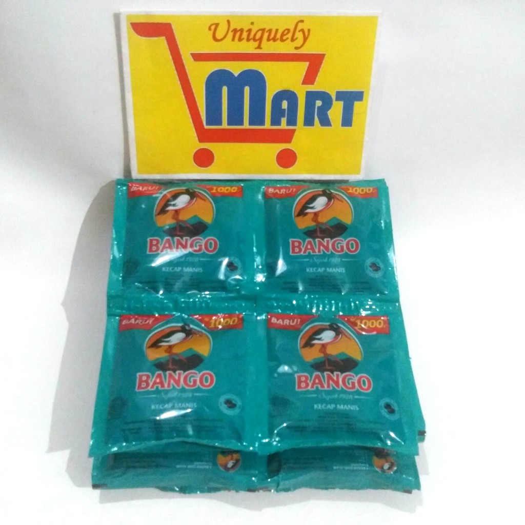 

Kecap Manis Cap Bango Kemasan Sachet 1000 ( 1 Renceng isi 12 pcs @20ml )