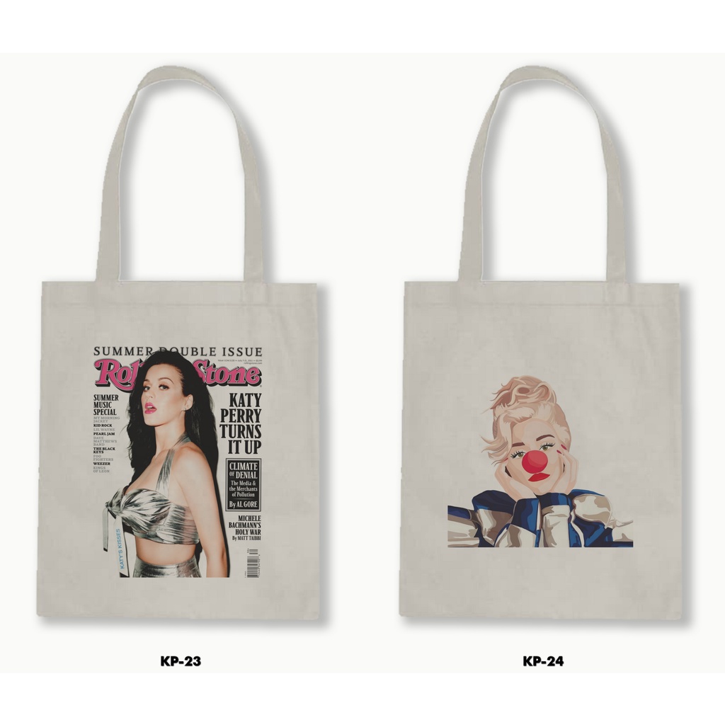 TOTE BAG BLACU - KATY PERRY 02