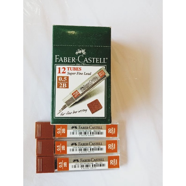 

SUPERFINE LEADS/ISI ULANG PENSIL FABER CASTEL 2B 0.5