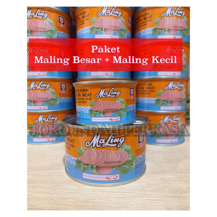 

Gg0Hh Maling Tts 397Gr Termurah /Maling Tts /Babi Kaleng / Pork Meat - Tanpa Bubble, Paket Tts