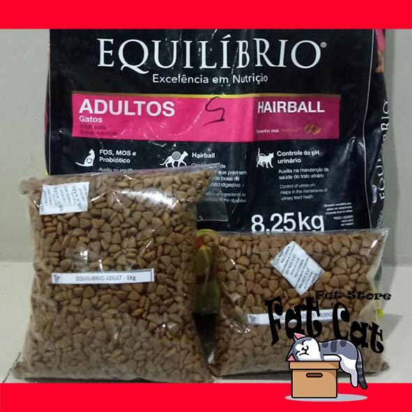 Equilibrio adult 1kg repack 1 kg makanan kucing Equilibrio