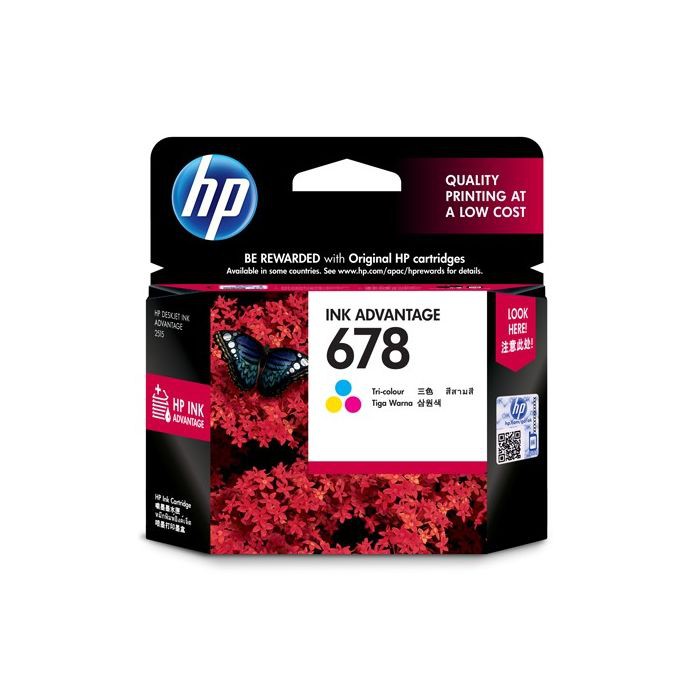 Hp Tinta Cartridge 678 Colour Original