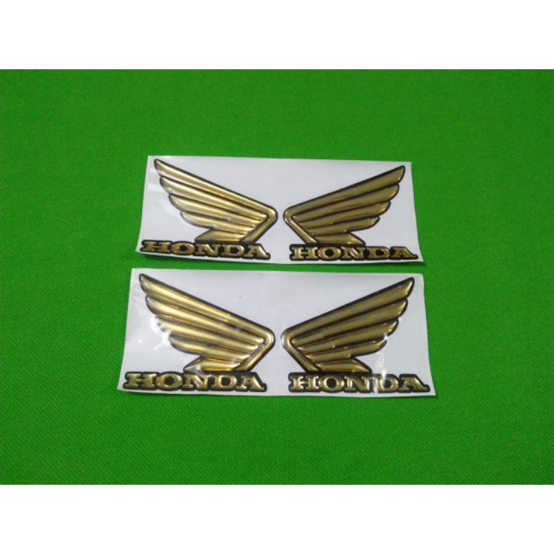 Emblem Sayap Honda Gold