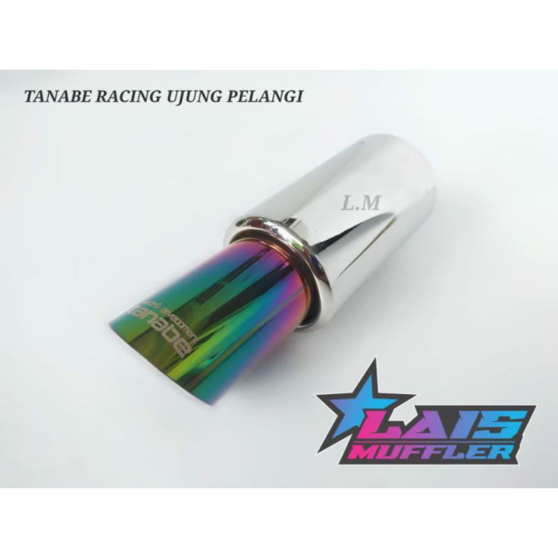 Knalpot Mobil Tanabe Ujung Pelangi/Biru