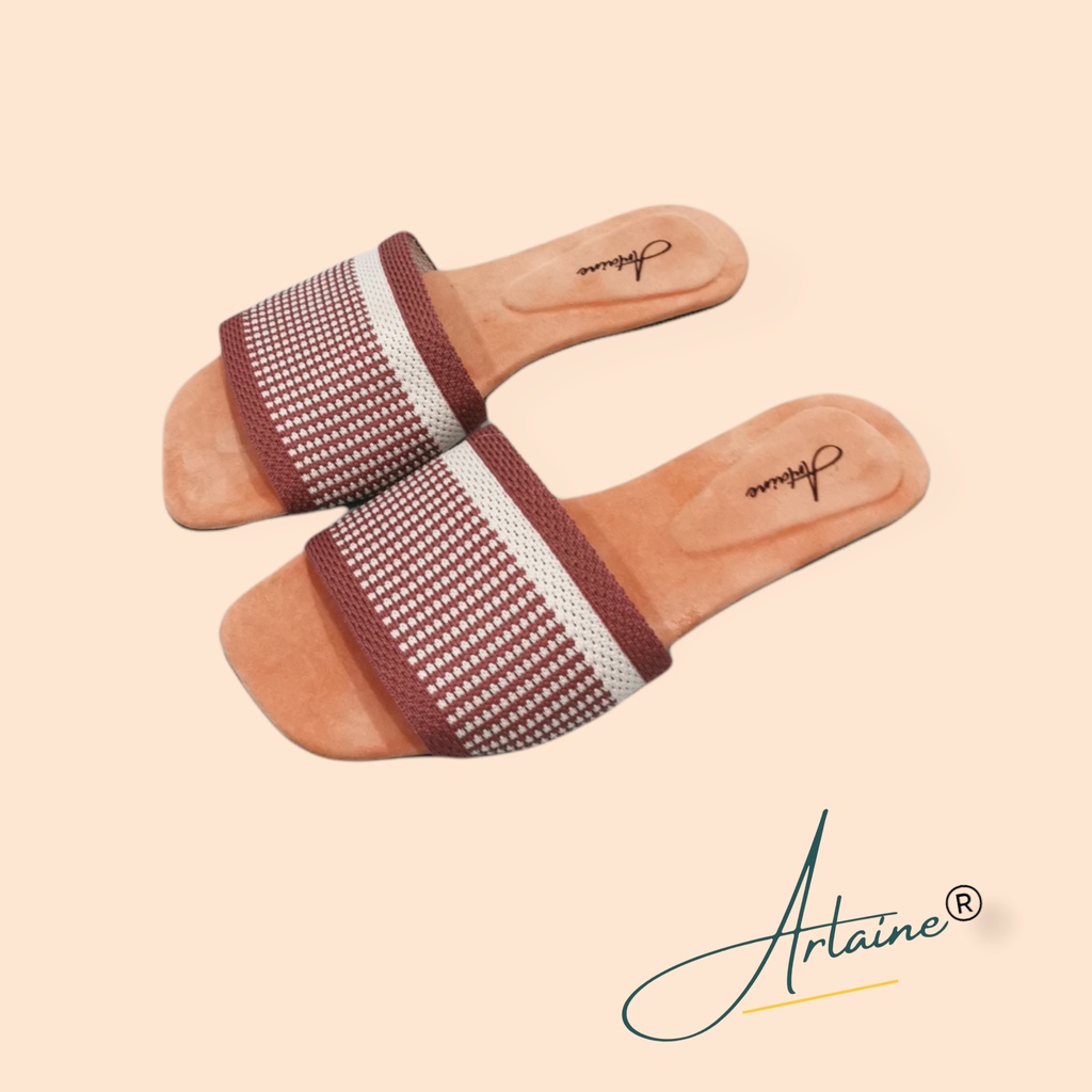 Arlaine Ayumi Sandal Flat wanita ( Tanpa Dus )