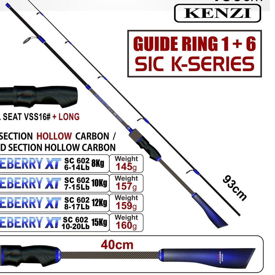 (Terbaik) JORAN KENZI BLUEBERRY XT 602 6-14lbs 7-15lbs 8-17lbs 10-20lbs