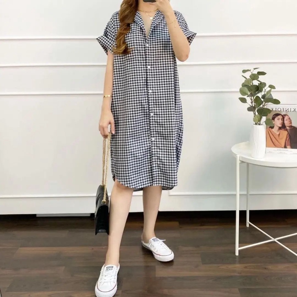 Tunik Wanita Bali Tunic Korean Style Baju Atasan Terbaru Pakaian Kerja Bahan Katun  Setelan Santai M