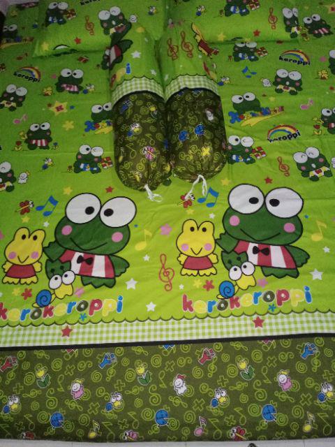 Seprei Sprei Murah Karakter Keropi Melody Homemade Berkualitas