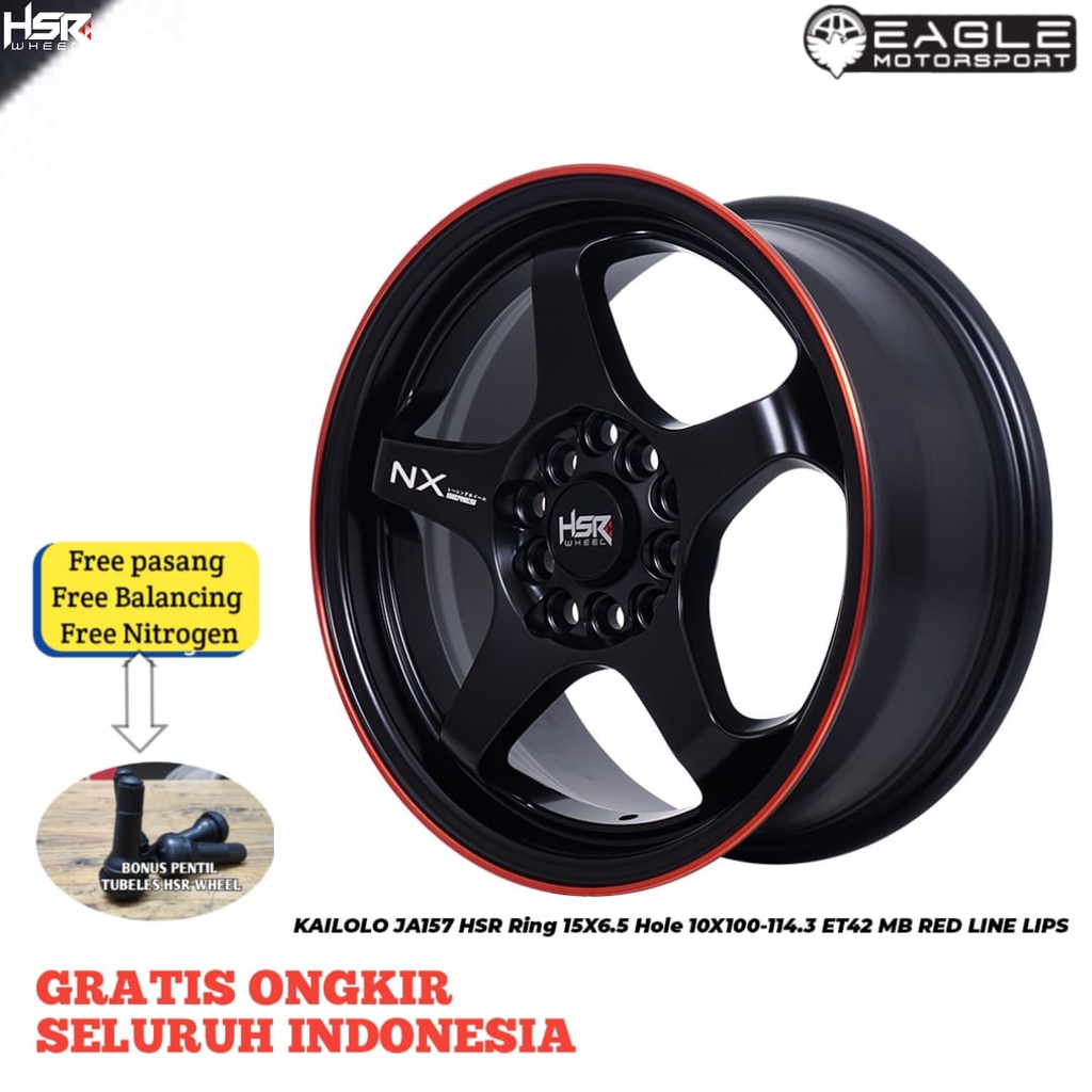 Velg R15 Pelek Mobil Innova Terios Rush BR-V Sienta Pelek ORIGINAL HSR KAILOLO Ring 15