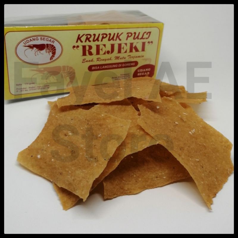 

(175Gram) Krupuk Puli REJEKI RASA UDANG Bisa Langsg Digoreng Enak Renyah Mutu Terjamin