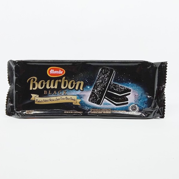 

MONDE BOURBON BLACK 150 GR / BISKUIT COKELAT HITAM LAPIS KRIM RASA VANILA