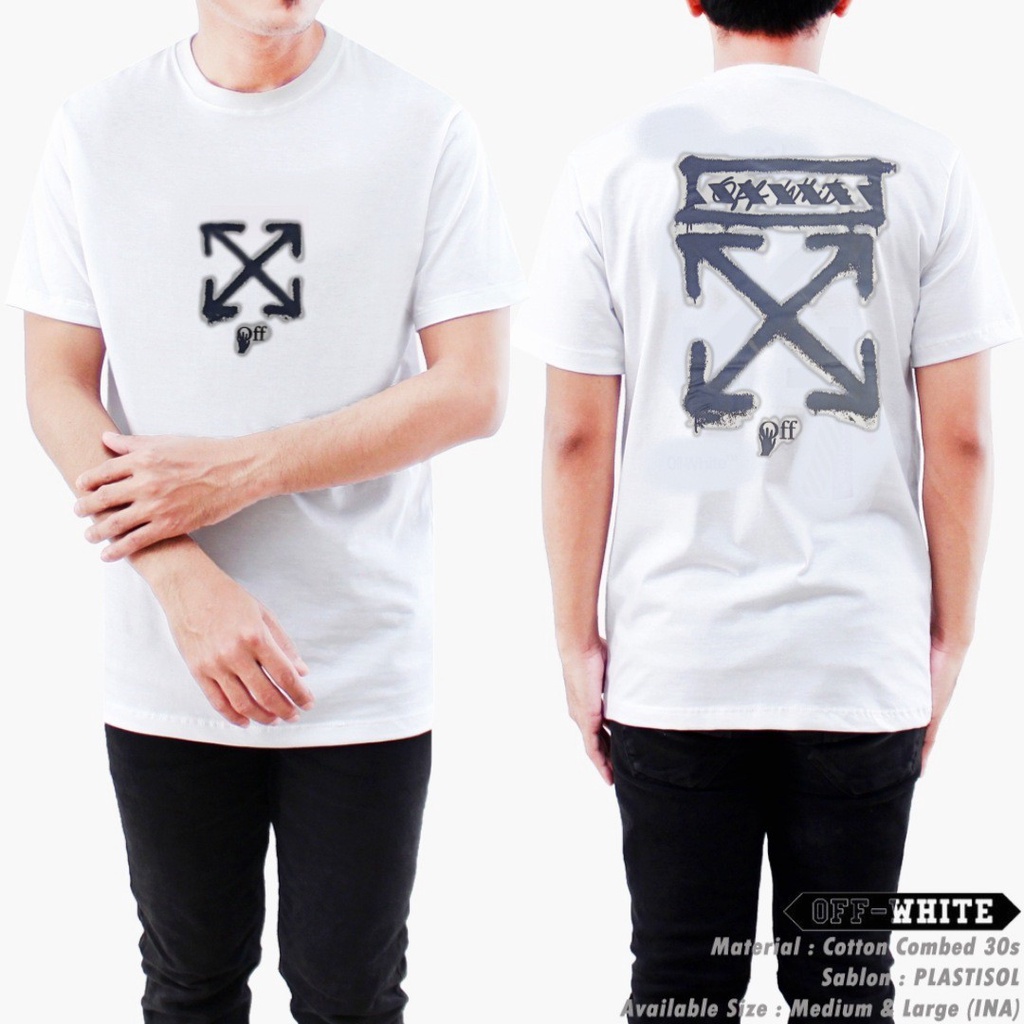 KAOS DISTRO OFF WHITE ORIGINAL PREMIUM