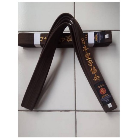Sabuk Coklat Katun Beladiri Karate Taekwondo sabuk taekwondo senjata baju karate hitam premium