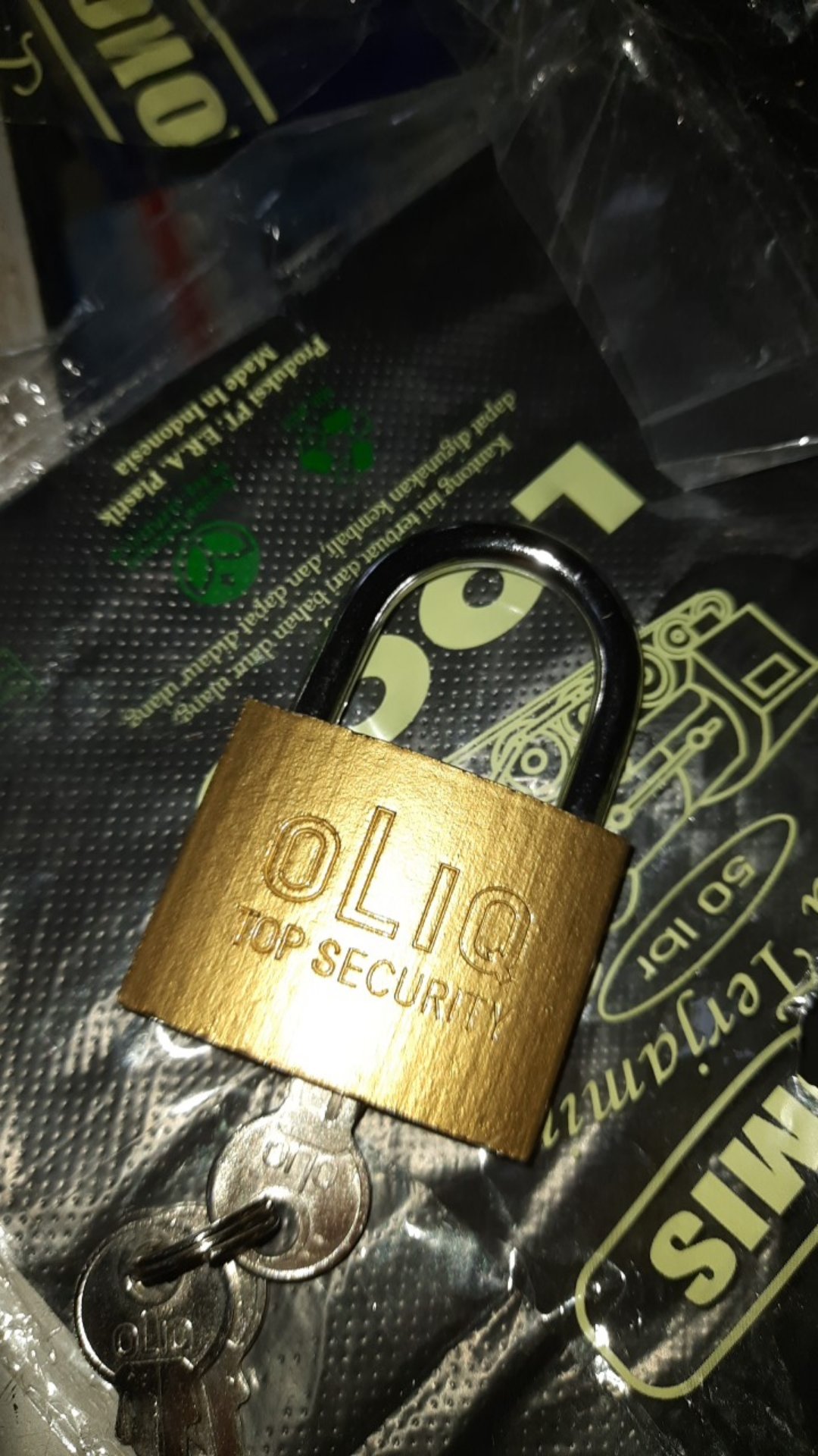 Gembok Kuning Ukuran 50 Mm Murah