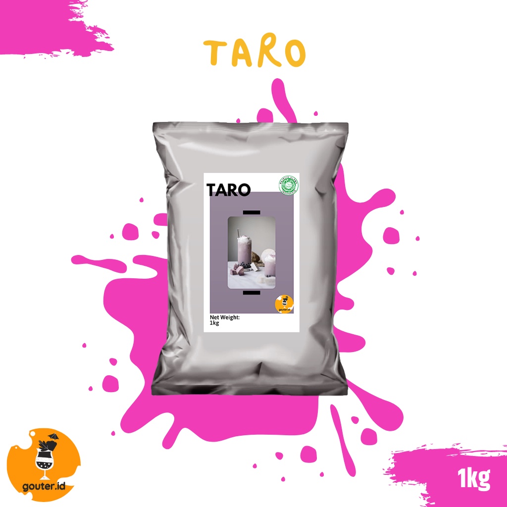 BUBUK MINUMAN RASA TARO 1KG / SERBUK MINUMAN ANEKA RASA / BUBUK MINUMAN KEKINIAN / MINUMAN INSTAN / BOBA DRINKS