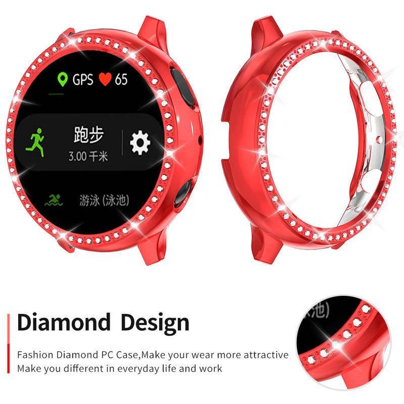 Casing Hard Case PC Tipis 40mm 44mm Dengan Bumper Ring Untuk Samsung Galaxy Watch Active 1