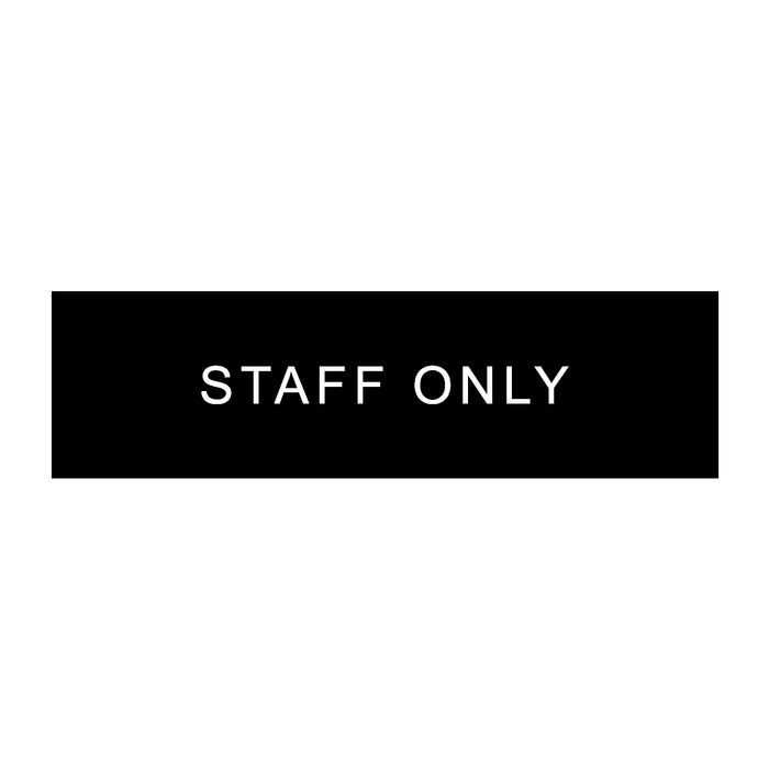 Staff Only Sign Label Akrilik Staff Only Papan Nama Akrilik