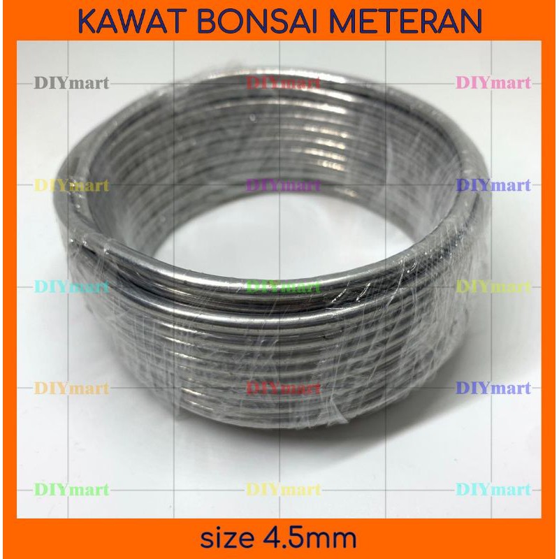 Kawat Bonsai Aluminium Meteran 4.5mm