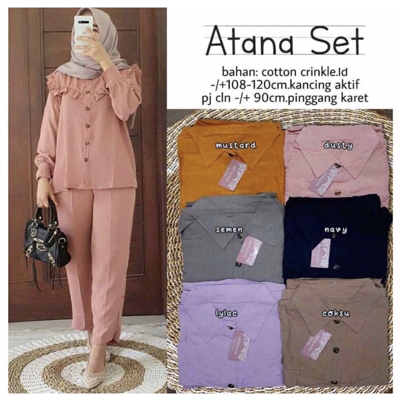 Setelan Set Wanita OOTD