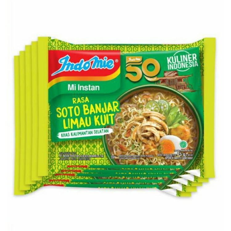 

INDOMIE RASA SOTO BANJAR LIMAU KULIT 5 PCS