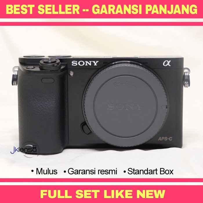 Kamera Sony a6000 / a 6000/ Alpha 6000 Body Only LIKE NEW Kamera Mirrorless Garansi Resmi Sony