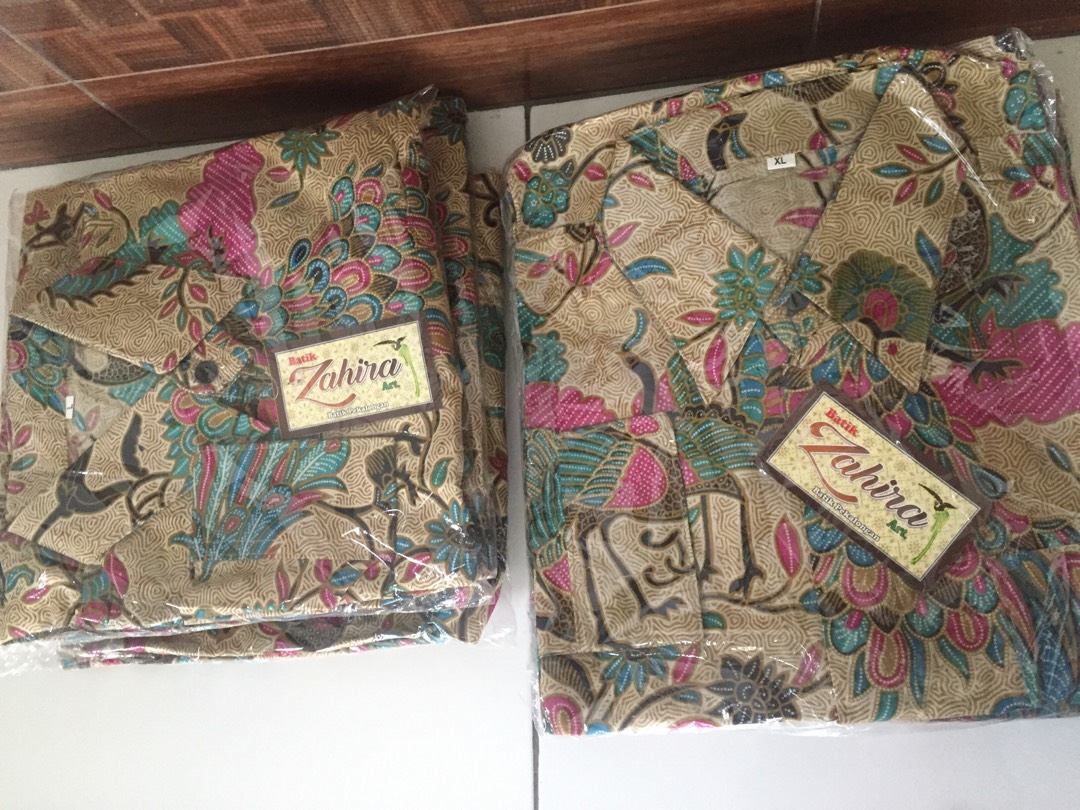 Kemeja Batik Lengan Panjang 021 Zahira Batik Hrb026 Kemeja Pria Batik Murah Di Shopee