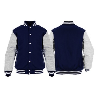  Jaket  BASEBALL VARSITY  Polos Banyak Warna Shopee 