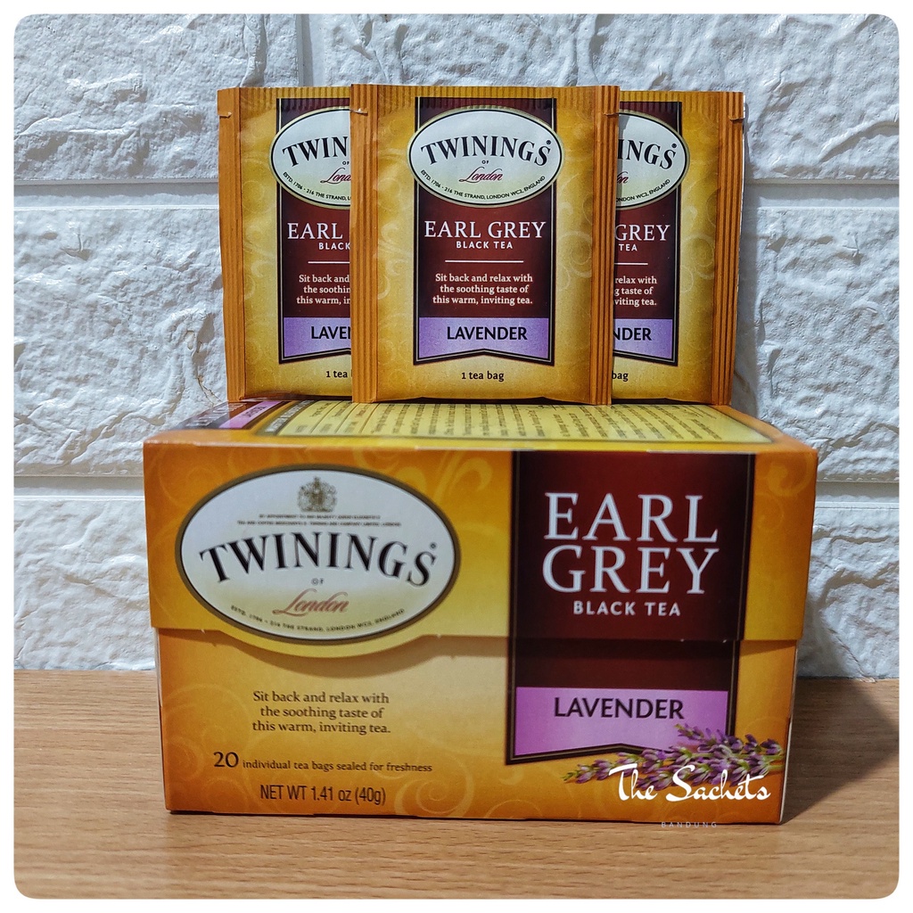 Jual Twinings Earl Grey Lavender Tea Sachet | Shopee Indonesia